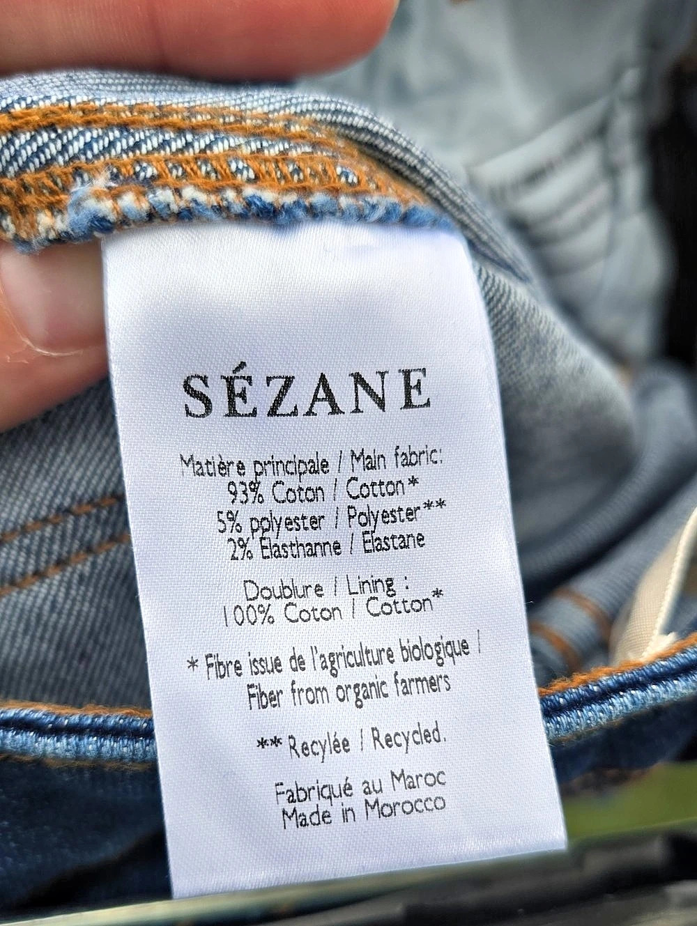 Sézane Denim Skinny Jeans Blue Size 28